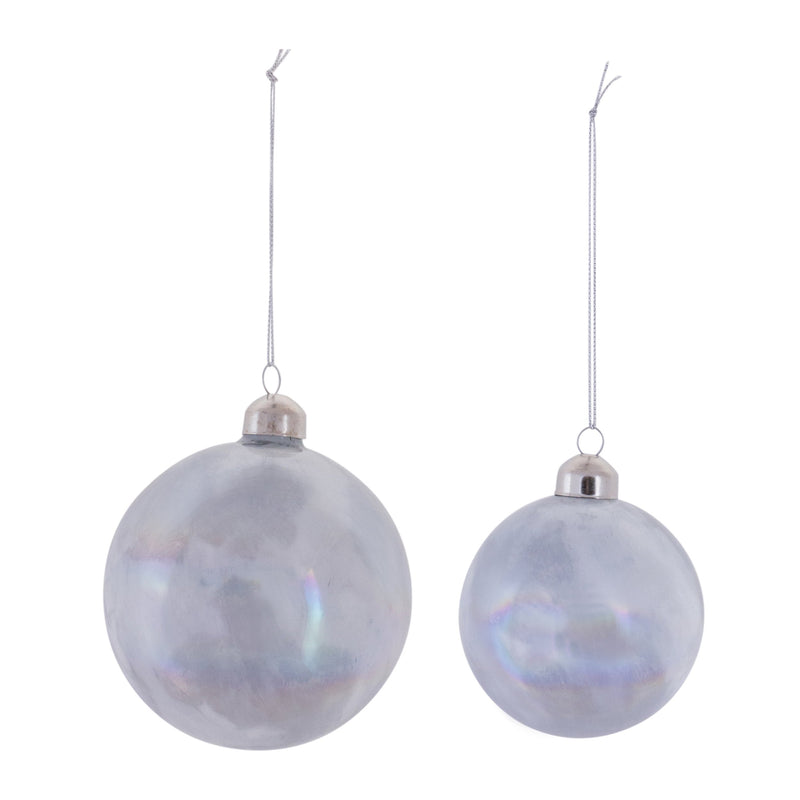 Melrose Irredescent Glass Ball Ornament (Set of 6)