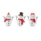 Melrose Holiday Snowman Figurine (Set of 3)