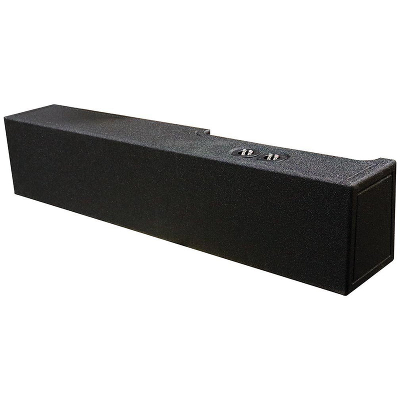 QPower Dodge Dual 10" Sealed Sub Box QBDODGE19210