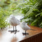 Melrose Marble Print Bird Figurine (Set of 4)