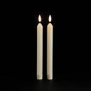 Melrose FIA Wick Beige Textured Taper Candle (Set of 2)