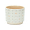Melrose Blush Patterned Stacking Pot Set of 3 Planter, Dolomite