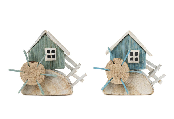 Melrose Water Wheel Decor (Set of 2)