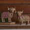 Melrose Highland Cow Winter Figurine (Set of 2)