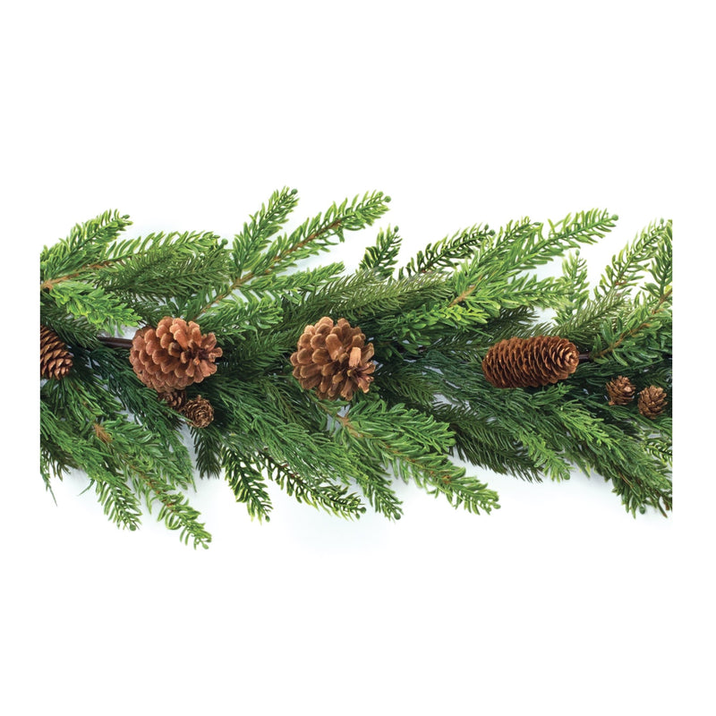 Melrose Pine Garland with Pinecone Accents