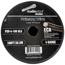 Audiopipe Flexible Power Cable 4 Gauge 100 Foot Black PSV4100BLK