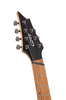 Cort KX Series Multi-Scale 7-String Electric Guitar - Open Pore Black