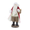 Melrose Flocked Santa Figurine with Toy Accents (Set of 2)