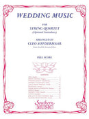 Various Wedding Music for String Quartet Arr. Cleo Aufderhaar Complete Set