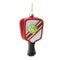 Melrose Glass Pickleball Racket Ornament (Set of 6)