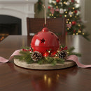Melrose Distressed Metal Bell Ornament 19"H