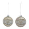 Snowflake Mercury Glass Ball Ornament (Set of 6)