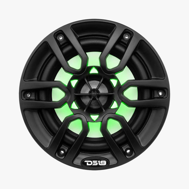 DS18 NXL6BK 6.5" Marine Speakers with RGB LED Illumination - Black (Pair)