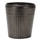 Melrose Pewter Metal Planter with Tapered Design Set of 3 Planter