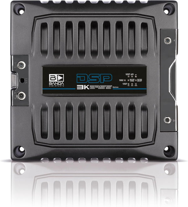 Banda 3200W 2 Ohm Monoblock DSP Bass Amplifier - Black - DSP3K2BLACKBASS