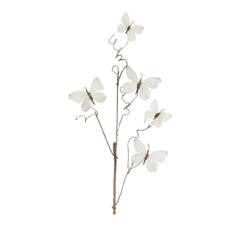 Melrose Butterfly Twig Spray (Set of 4)