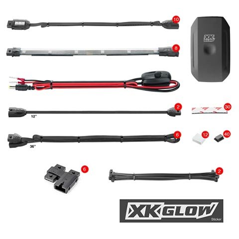 XKGlow Motorcycle Advanced LED Accent Light Kit - KS-MOTO-ADVANCE