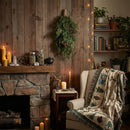 Melrose Pine and Pinecones Wall Swag Bundle 28"H