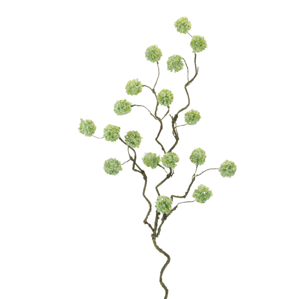 Melrose Snowball Floral Branch (Set of 6)