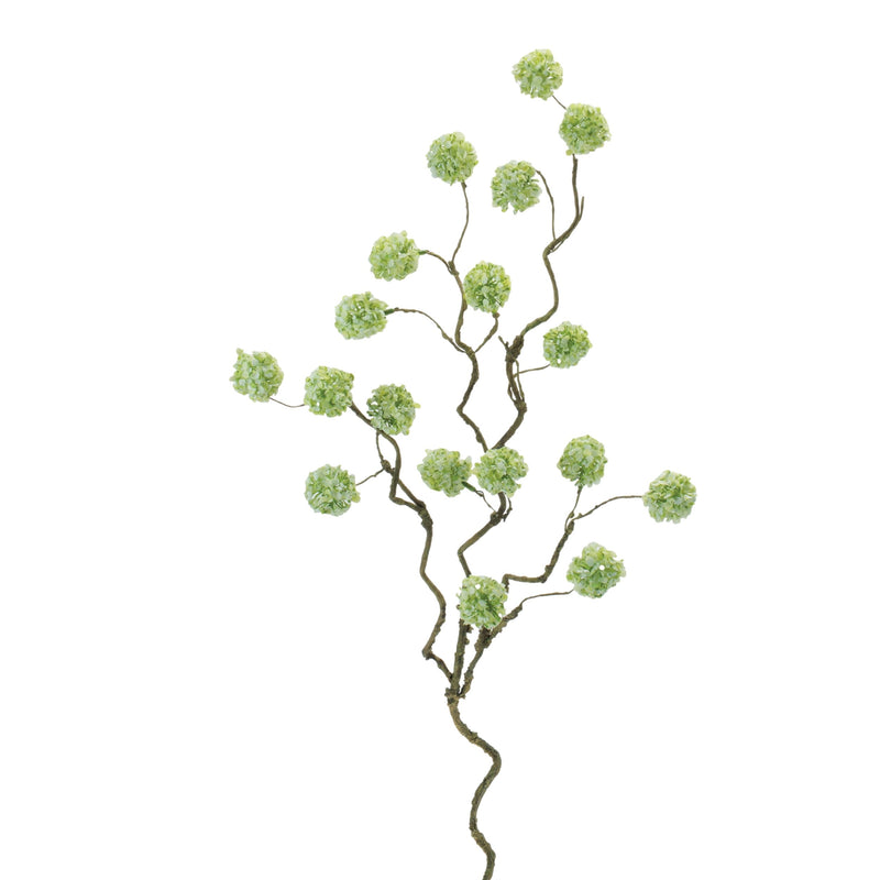 Melrose Snowball Floral Branch (Set of 6)