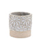 Melrose Ceramic Floral Planter Set of 2 Planter, Ceramic