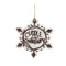 Melrose Cut Cookie Design Snowflake Ornament (Set of 12)