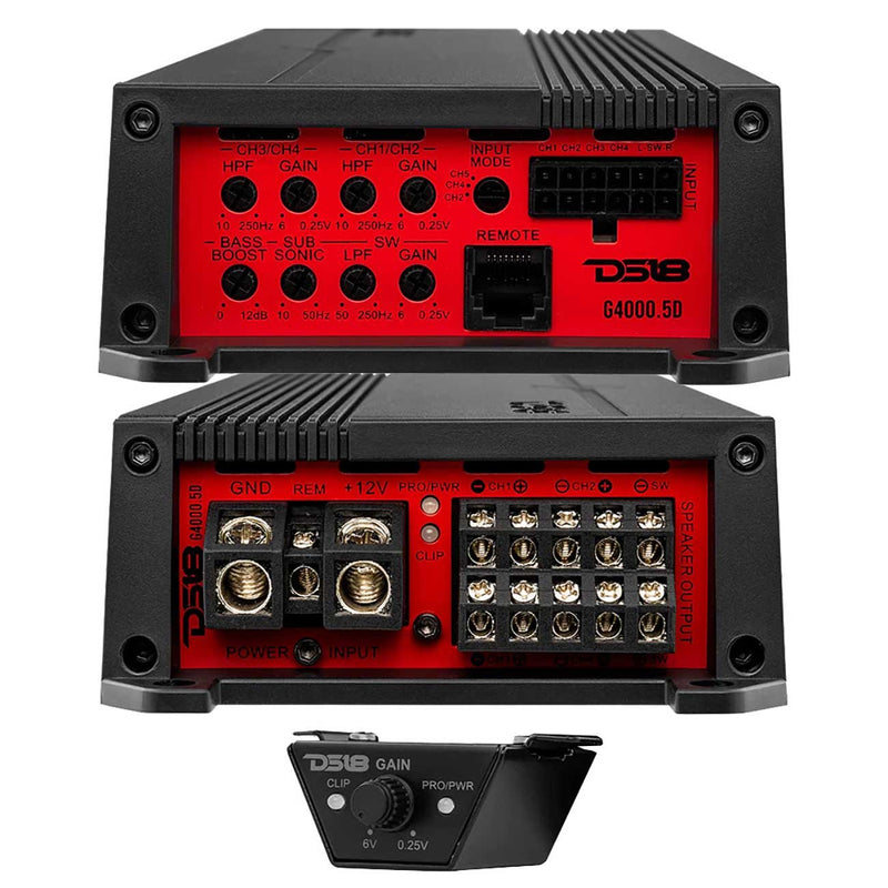 DS18 G4000.5D 5-Channel 4000W Amplifier