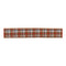 Melrose Burnt Orange Polyester Wired Ribbon (Set of 2)