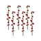 Melrose Red Berry Twig Stem (Set of 6)
