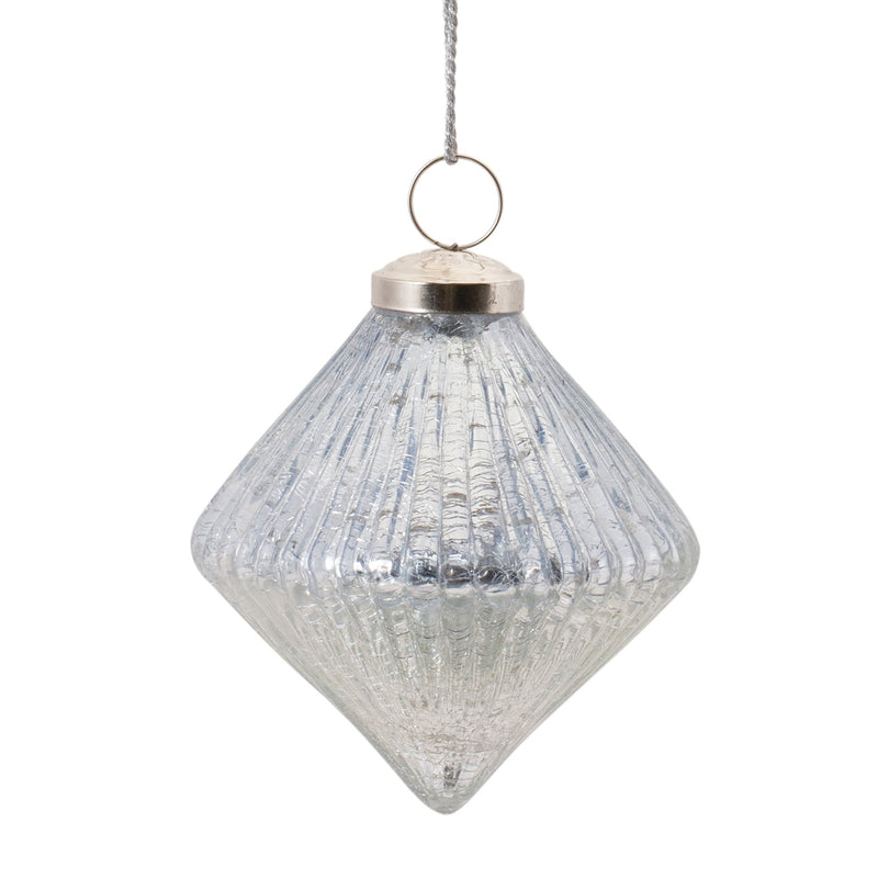 Textured Mercury Glass Ornament (Set of 6)