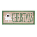 Melrose Wood Framed Christmas Bell Sign 18"L