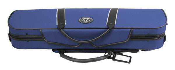 Pedi NiteFlash Violin Case 4/4 Blue/Grey w/ Steel-Shield & Reflective Strips