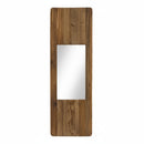 Melrose Rustic Wooden Wall Mirror 29"H, Rustic, Wood
