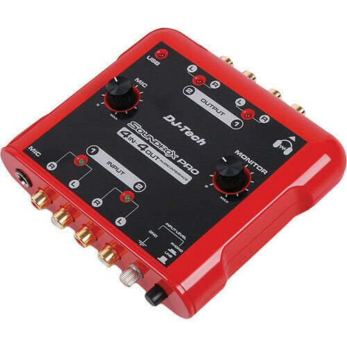 DJ Tech myScratch Pack USB DJ MIDI Controller w/ Headphones & Sound Interface