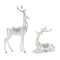Melrose Modern Holiday Reindeer Figurine (Set of 2)