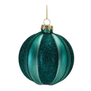 Glittered Glass Ball Ornament (Set of 12)