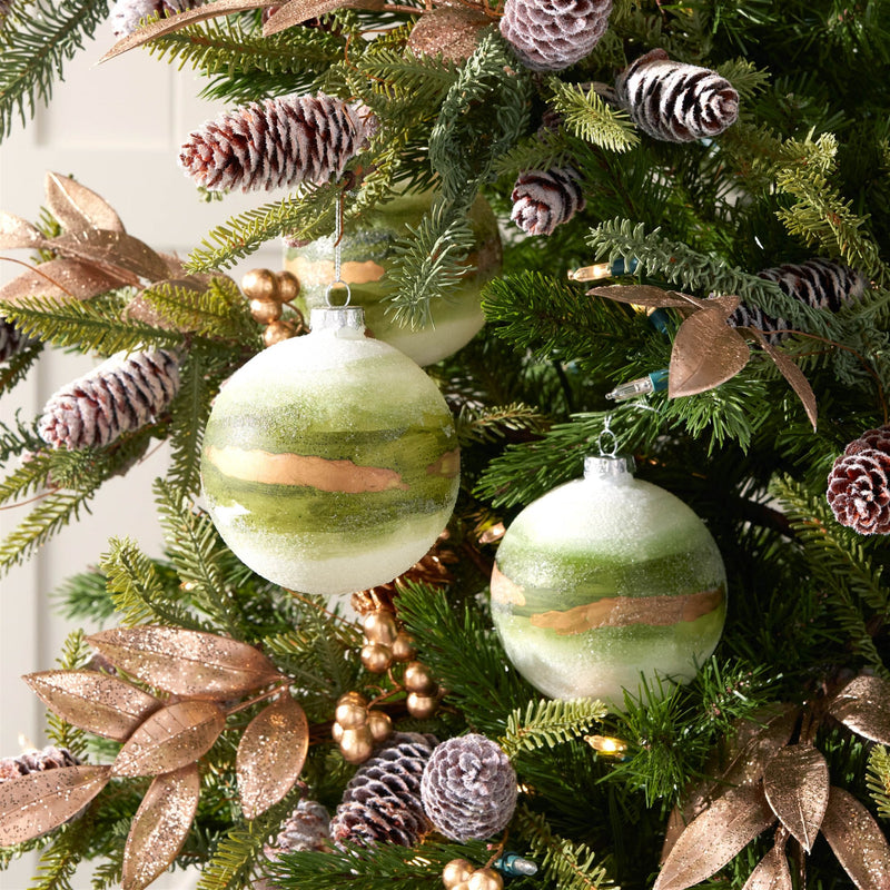 Melrose Beaded Glass Ball Ornament (Set of 6)