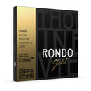 Thomastik-Infeld Rondo Gold 4/4 Medium Violin String Set Silver D – RG100