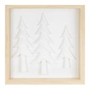 Melrose Framed Holiday Deer and Tree Artwork (Set of 2)