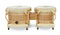 Latin Percussion 7-1/4" & 8-5/8" Matador Bongos - Natural Oak/Gold Hardware