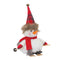 Melrose Plush Winter Sport Snowman Shelf Sitter (Set of 2)