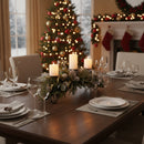 Melrose Mixed Pine Candle Holder Centerpiece 32"L