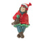 Melrose Holiday Children Shelf Sitter with Skis and Skates (Set of 4)