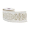 Melrose Ornate White Ribbon 4" x 5 Yds.