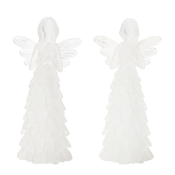 Melrose Frosted Angel Figurine (Set of 4)