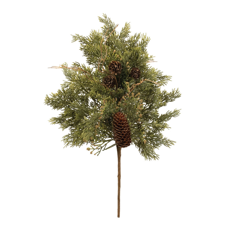 Melrose Pine and Pinecones Spray (Set of 6)