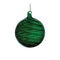 Melrose Emerald Green Swirl Glass Ornament (Set of 6)