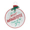 Melrose Metal Holiday Sentiment Ornament Sign 16"H