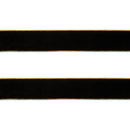 Melrose Black Wired Ribbon (Set of 2)