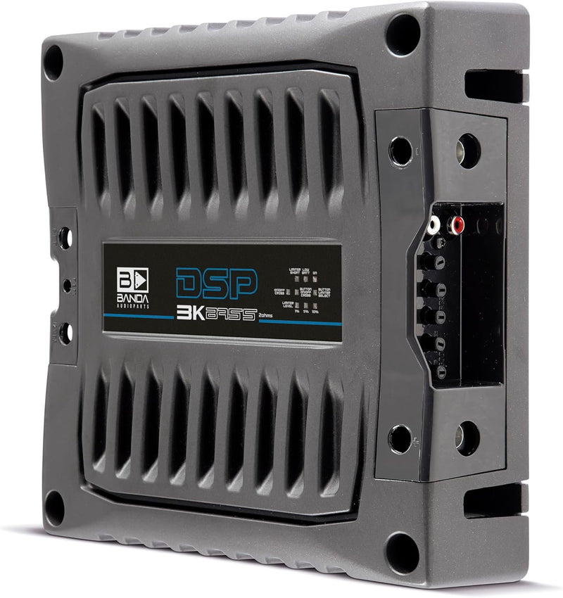 Banda 3200W 2 Ohm Monoblock DSP Bass Amplifier - Black - DSP3K2BLACKBASS
